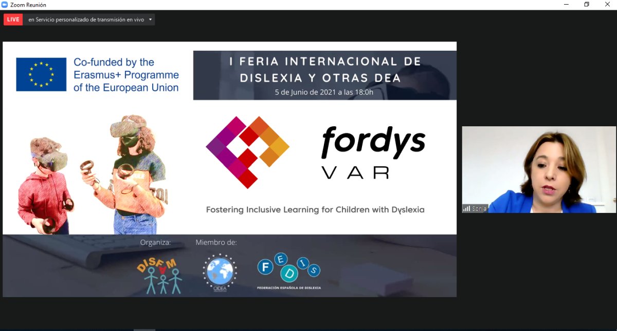 Imagen de la I Feria Internacional de Dislexia y otras DEA